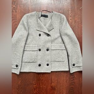 Zara wool pea jacket
